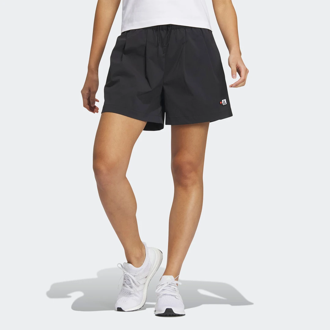 Adidas/阿迪达斯正品2023春夏新款女子梭织运动短裤HY2853