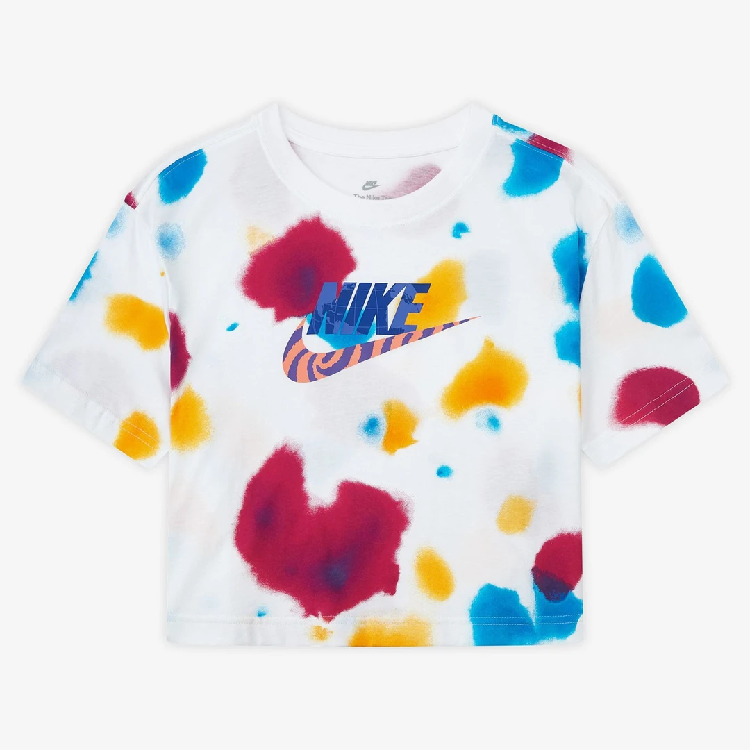 Nike/耐克正品2022夏季女款扎染印花运动休闲T恤DQ3152-100