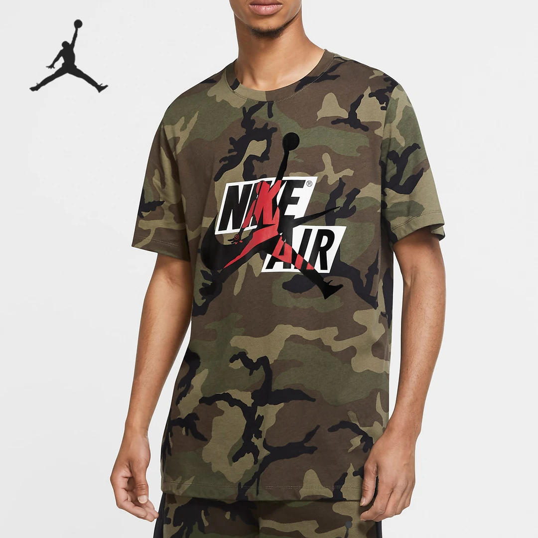 Nike/耐克正品JORDAN夏季新款男子休闲透气短袖运动T恤CU2074-222