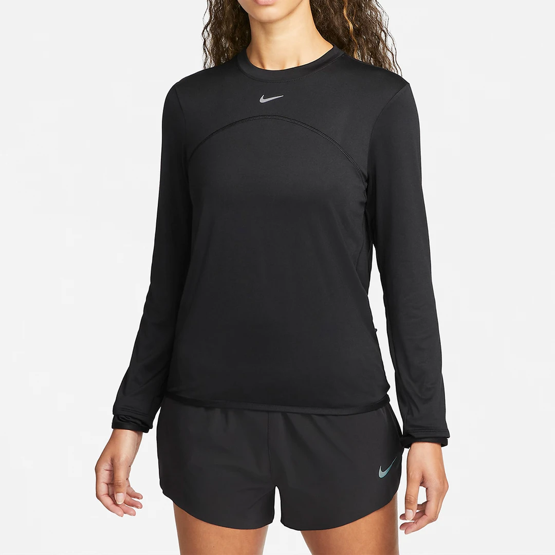 Nike/耐克正品冬季女子训练透气圆领运动长袖T恤FB4298-010