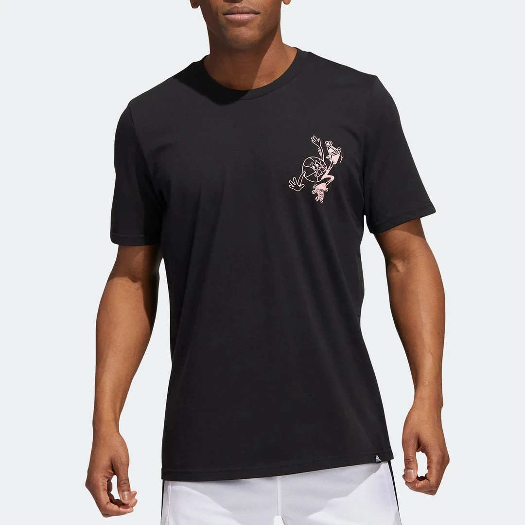 Adidas/阿迪达斯正品夏季新款男款宽松篮球运动短袖T恤HK6723