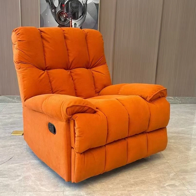 轻奢客厅办公创意简约旋转北欧极简云朵功能可转可摇手动可躺沙发