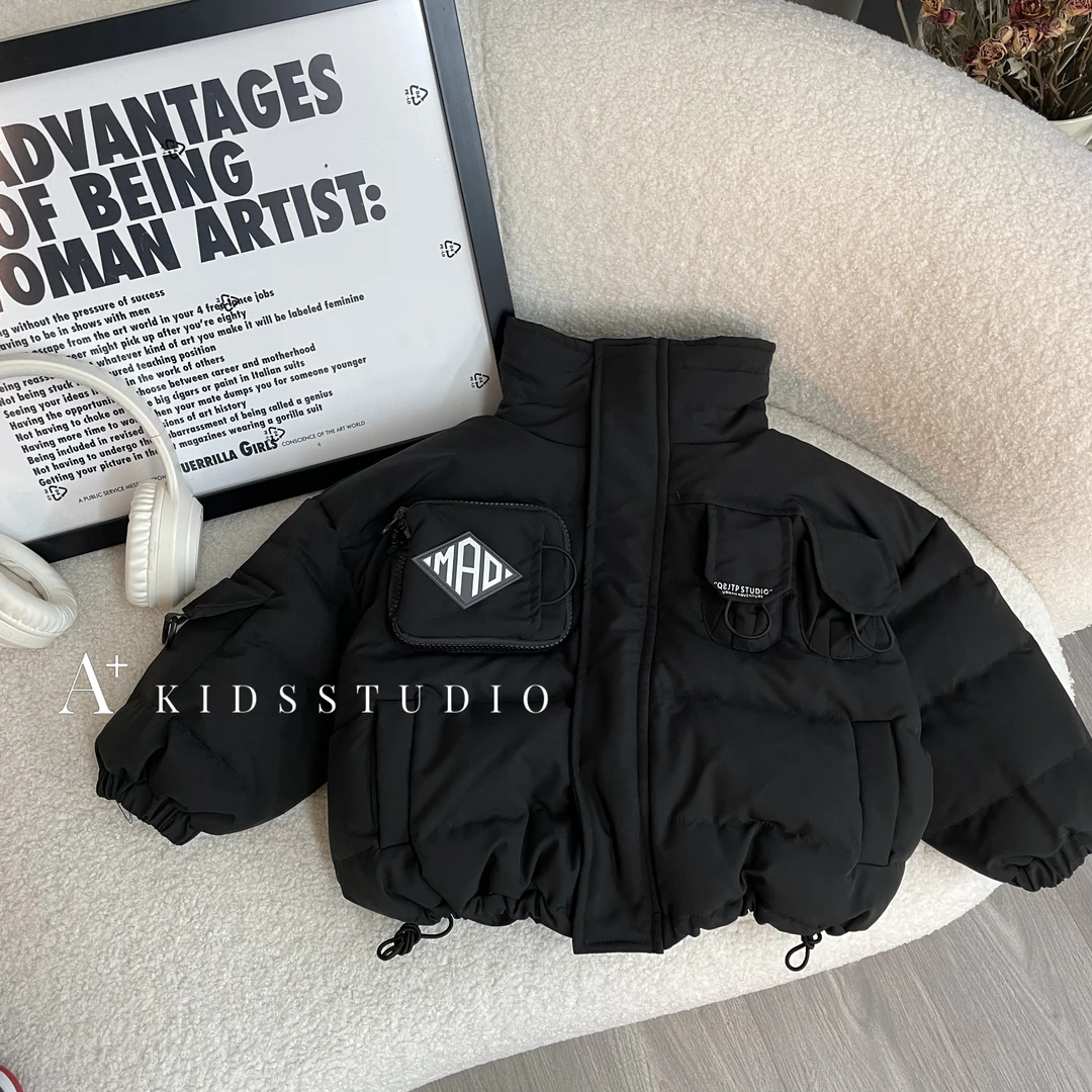【布布现货】儿童冬季新款儿童帅气洋气工装羽绒服韩版百搭hyp1023