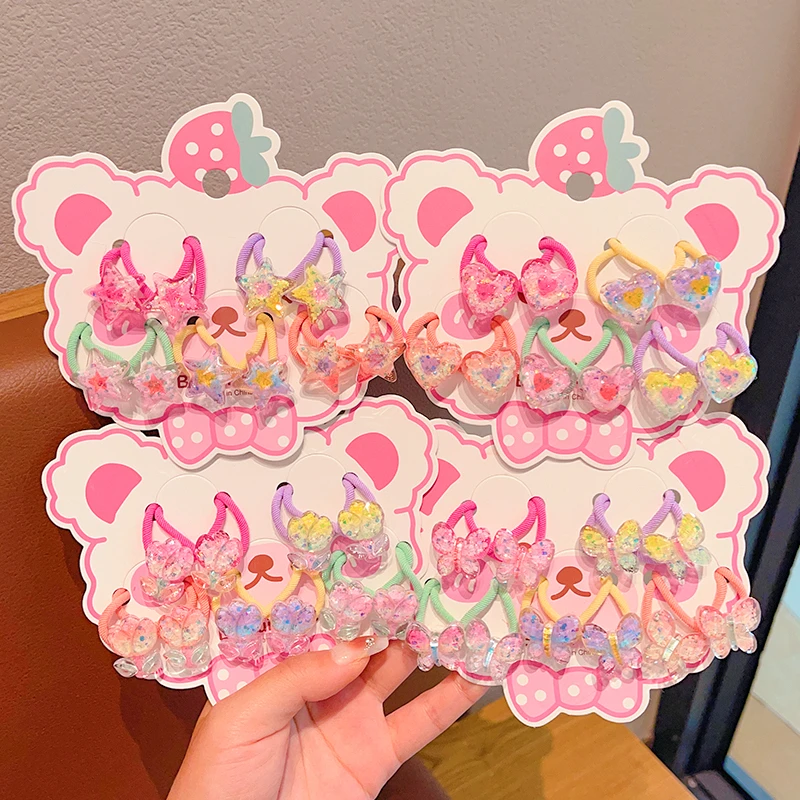 宝宝可爱扎啾啾不伤发橡皮筋儿童高弹卡通头绳发圈小女孩皮套发饰