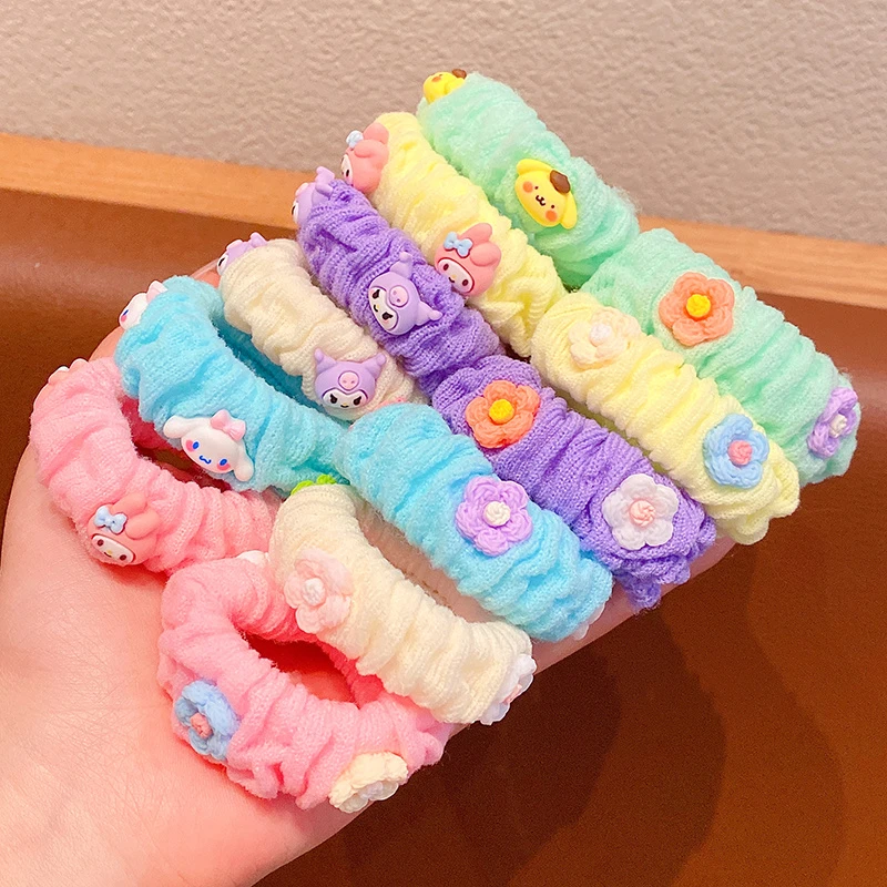 儿童大号粗皮筋扎马尾女童发圈弹性好耐用不伤发小女孩头绳橡皮筋