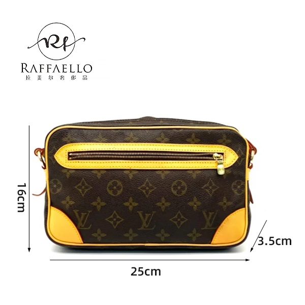 95新 LouisVuitton/路易威登 拉斐尔G/LV手拿开口笑相机/中古单肩