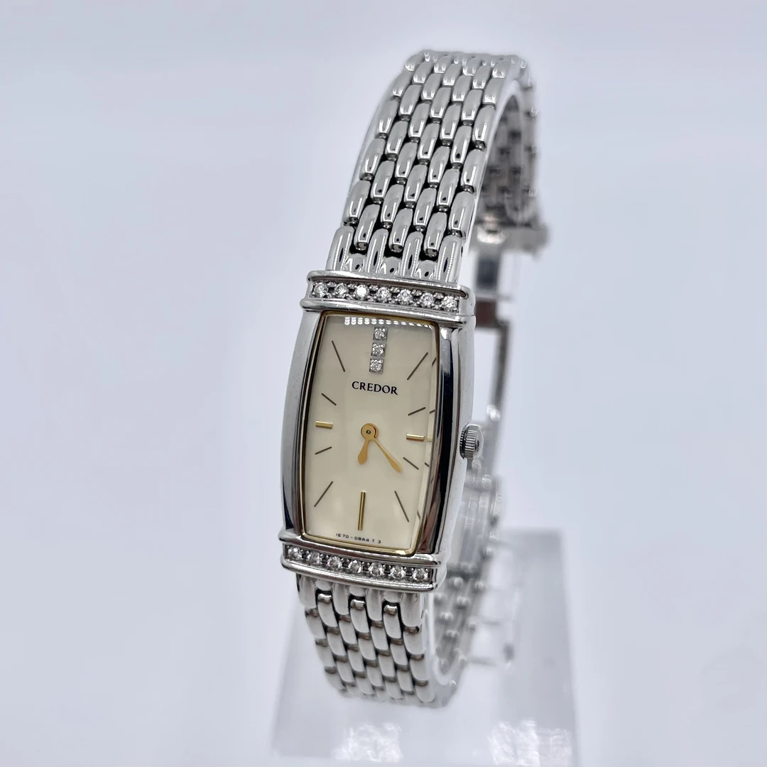 95新 Seiko/精工 精工贵朵麦穗方盘手表/b00819