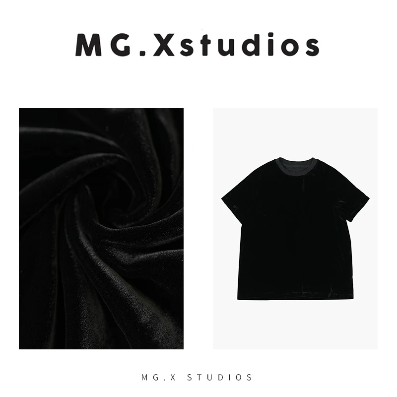 【悠悠】MGX简约款绒感短袖宽松T恤M3621512Z27