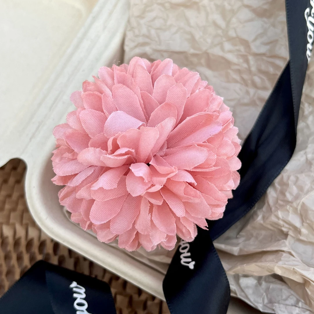 刺球花发夹仿真花可爱元气氛围感配件今生戴花侧边夹头饰簪花配饰