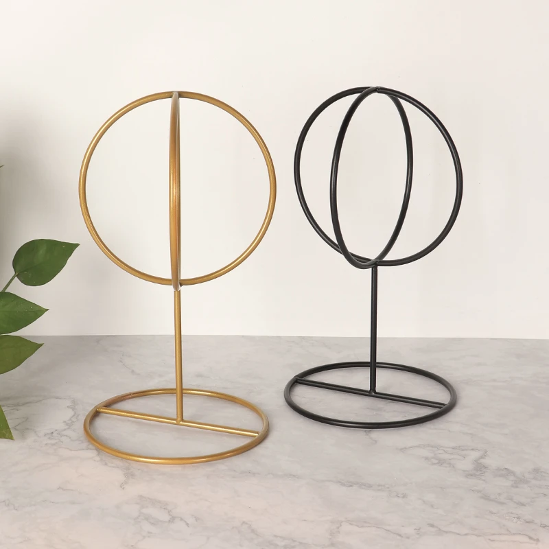 铁艺帽子架托家用店铺陈列架道具帽子托架落地展示架帽架帽托模型