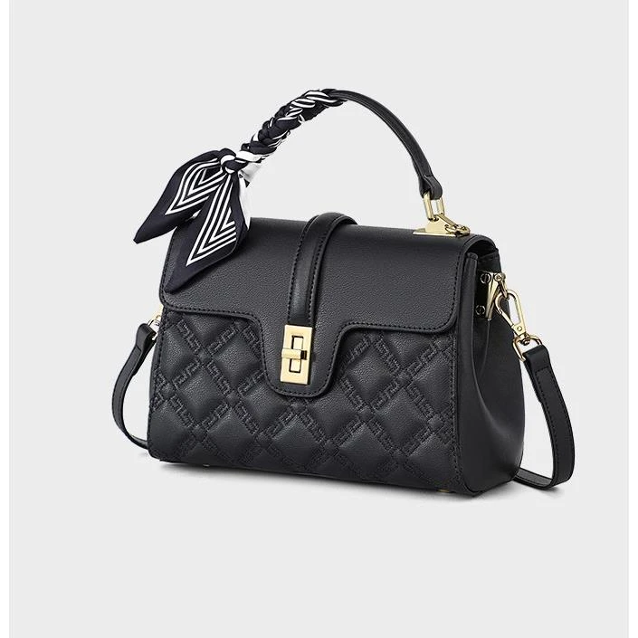 女式2024新款真皮女包斜挎大气妈妈包高级感单肩手提包