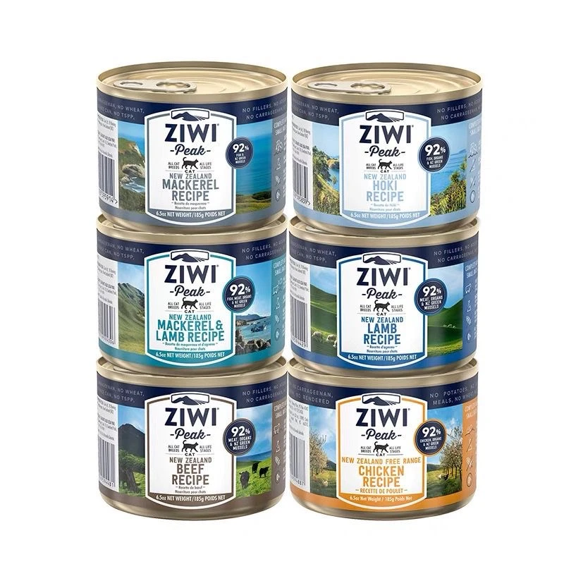 新西兰ZIWI滋益巅峰高品质无谷营养成幼全猫主食罐头