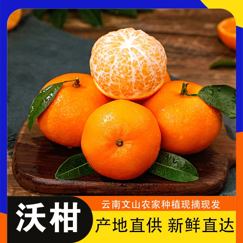 云南高山农家种植柑橘新鲜沃柑5斤装大果现摘现发