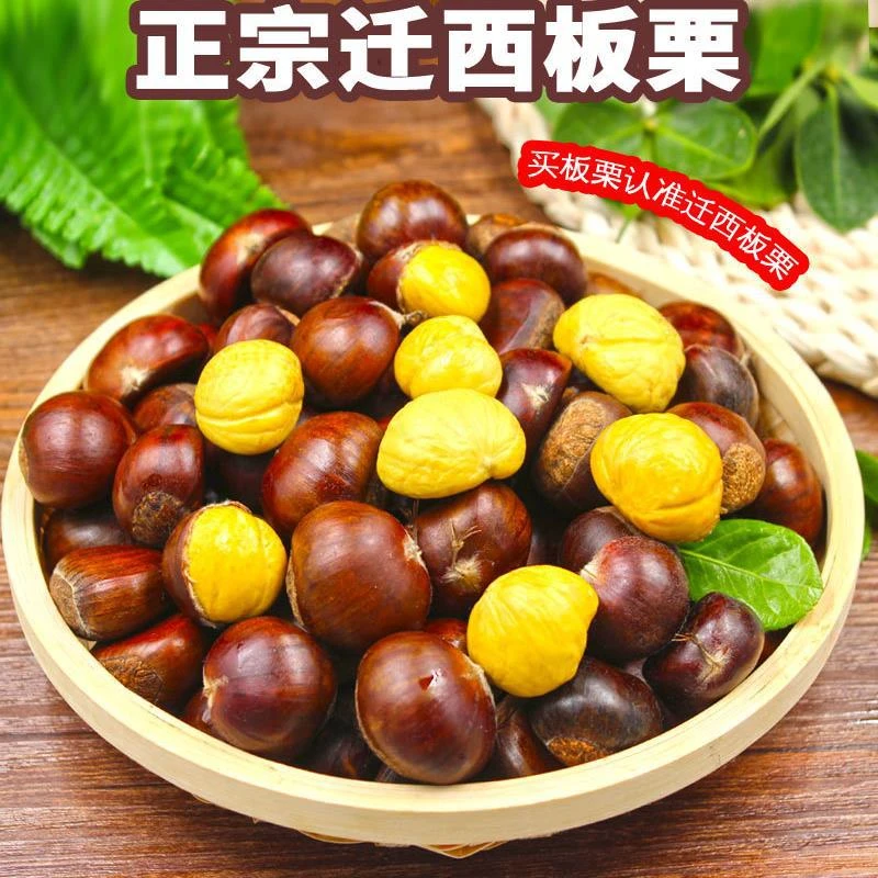 2023年新货板栗生新鲜栗子正宗板栗野生大油栗子现摘板粟即食营养