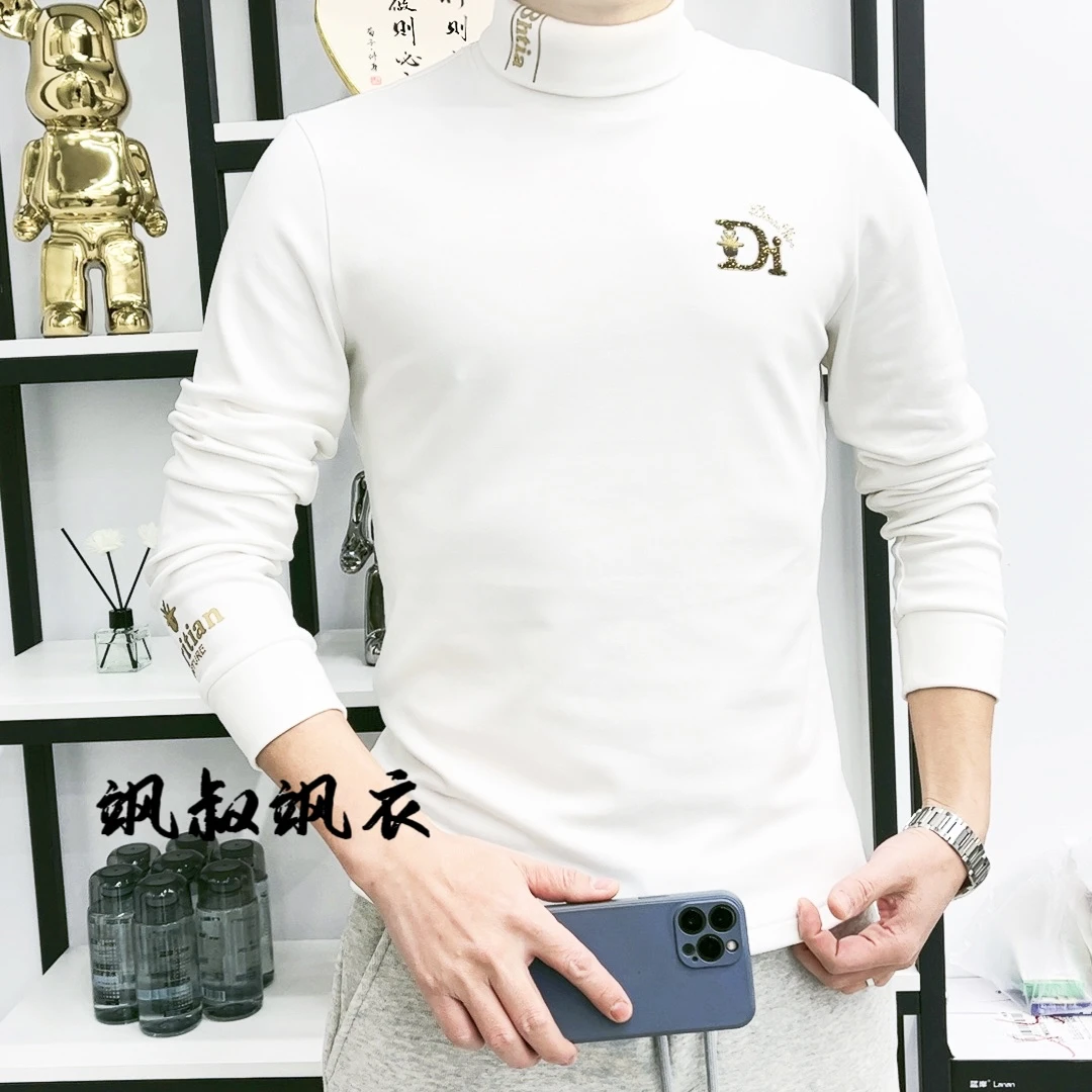 【飒叔重磅推荐】2024秋冬新款时尚潮流简约时尚打底衫86013