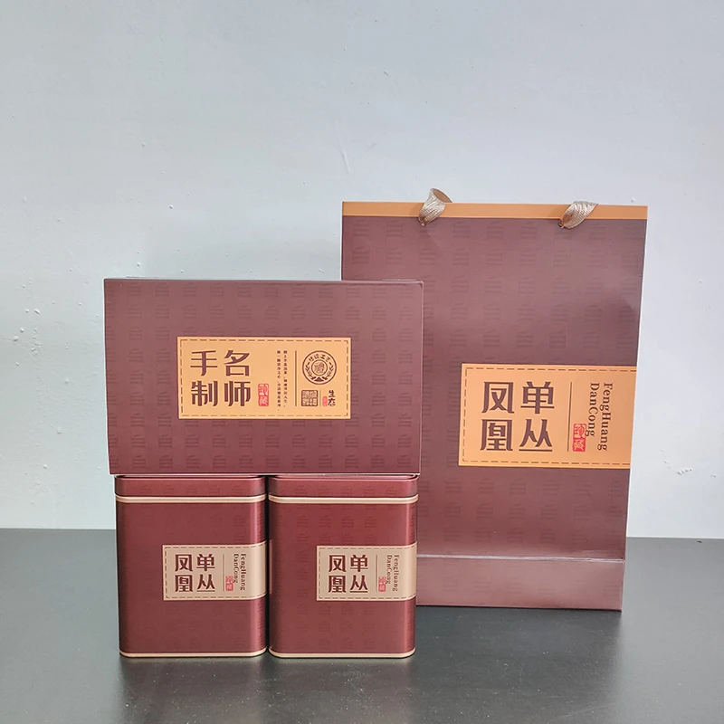 鸭屎香茶叶浓香凤凰单丛四罐一斤礼罐装凤凰单丛茶鸭屎香单丛茶叶