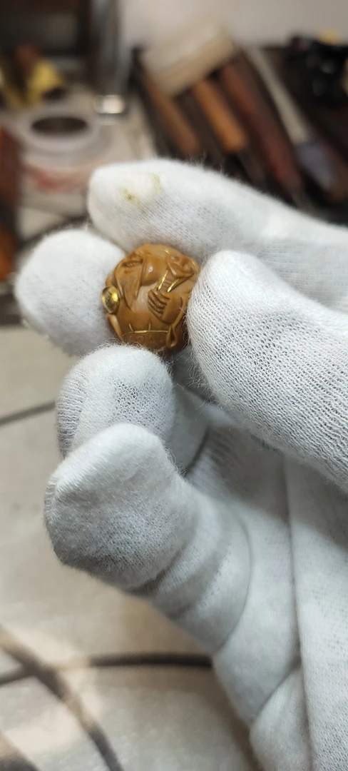 核桃雕刻猴头直拍链接