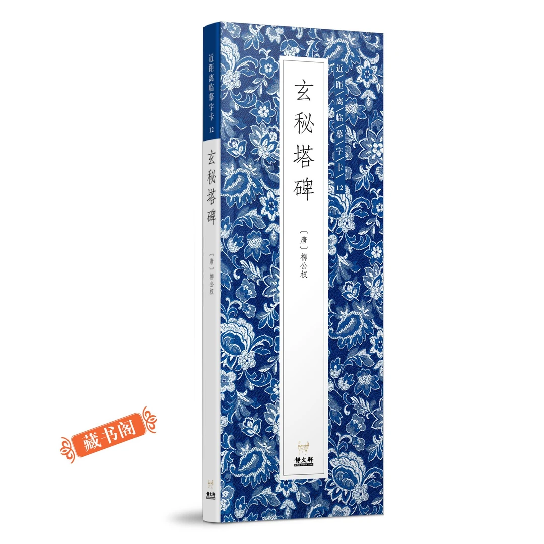 藏书阁 楷书《玄秘塔碑》[唐]柳公权 近距离临摹字卡毛笔字帖书法