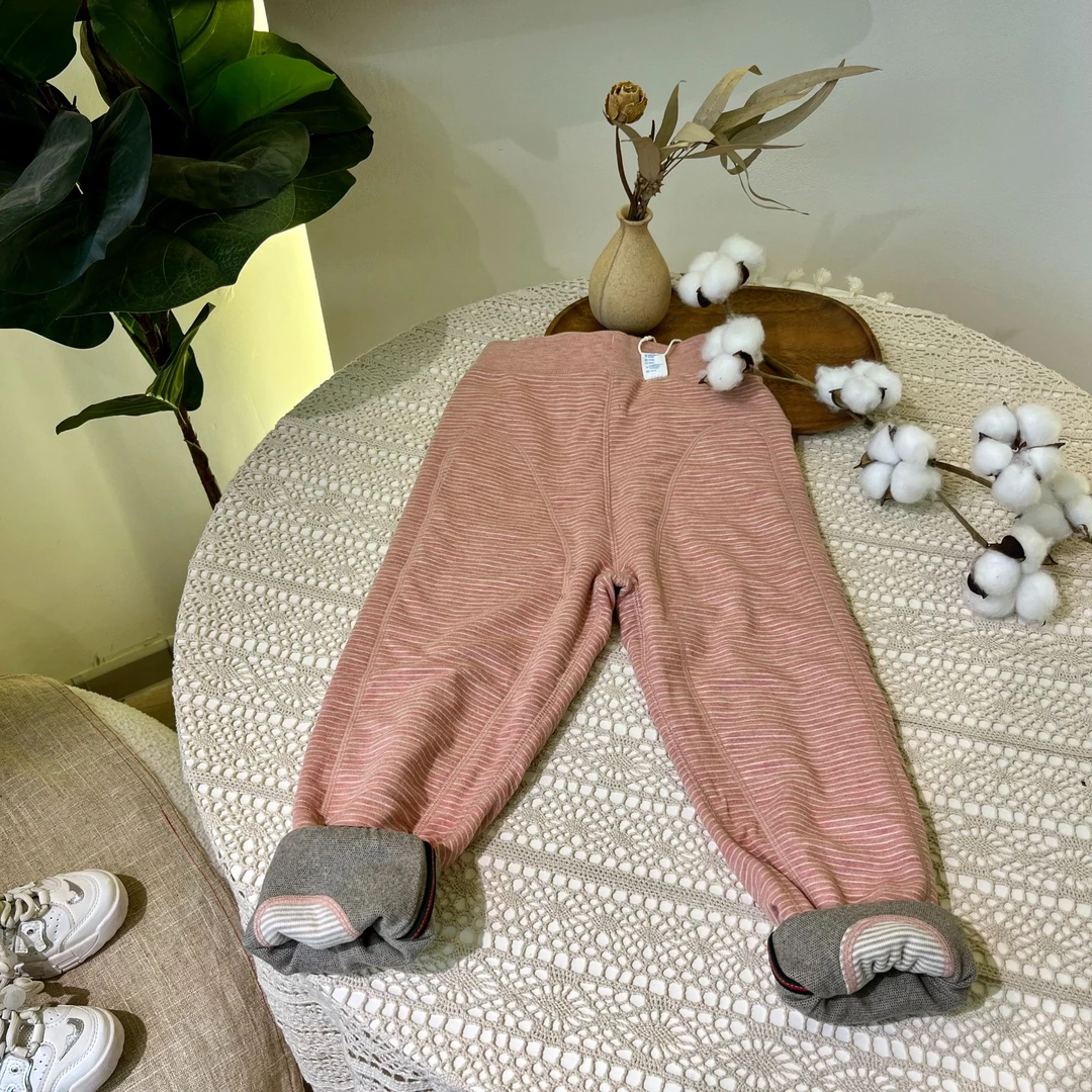 61202 A 冬季男女童双层德绒护膝加厚学生神器棉裤