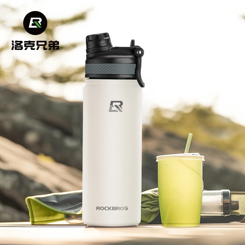 洛克兄弟骑行水壶保温杯山地公路车户外运动男女不锈钢大容量水杯
