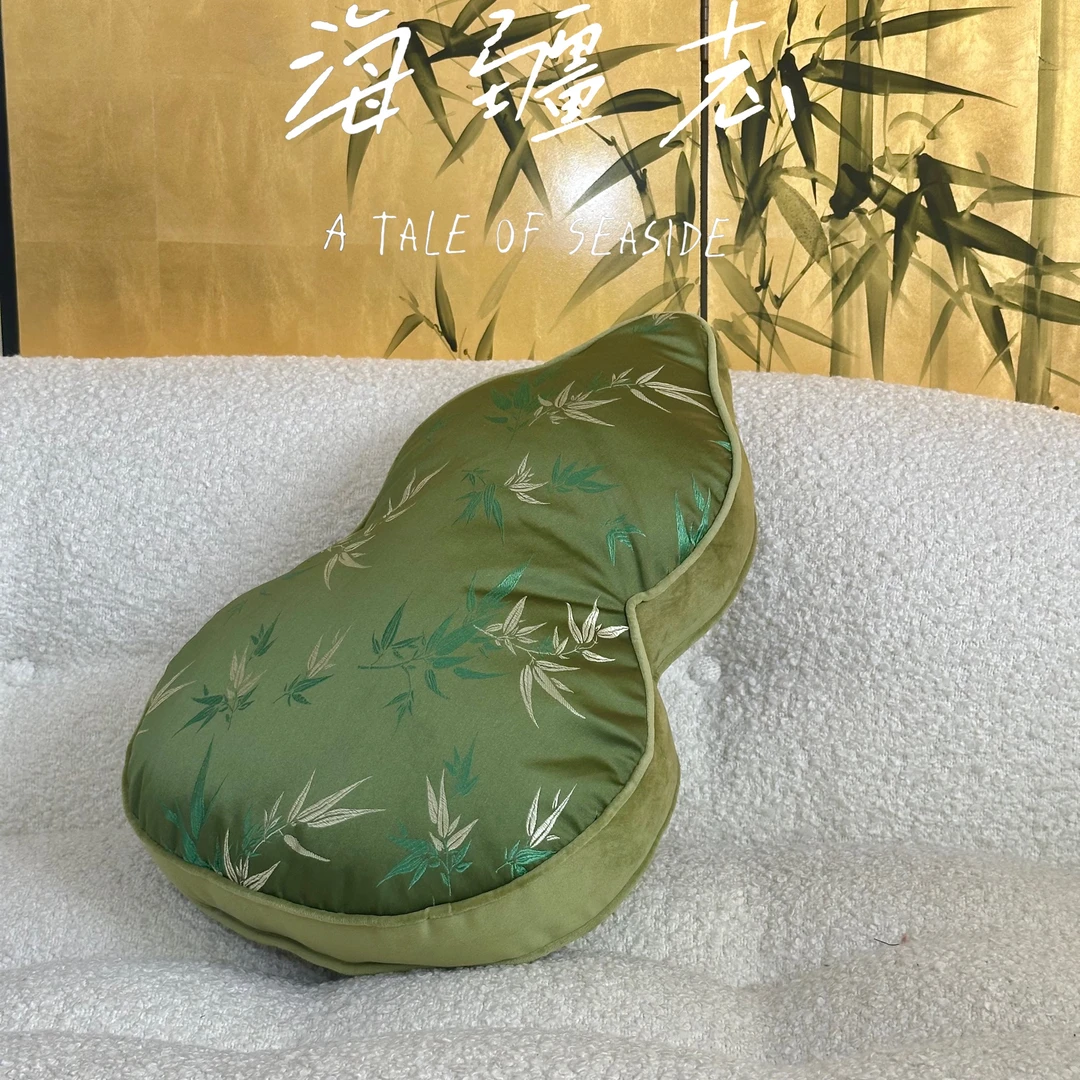 葫芦抱枕客厅沙发靠枕中国风竹子新中式靠垫高端异形高级感靠背垫