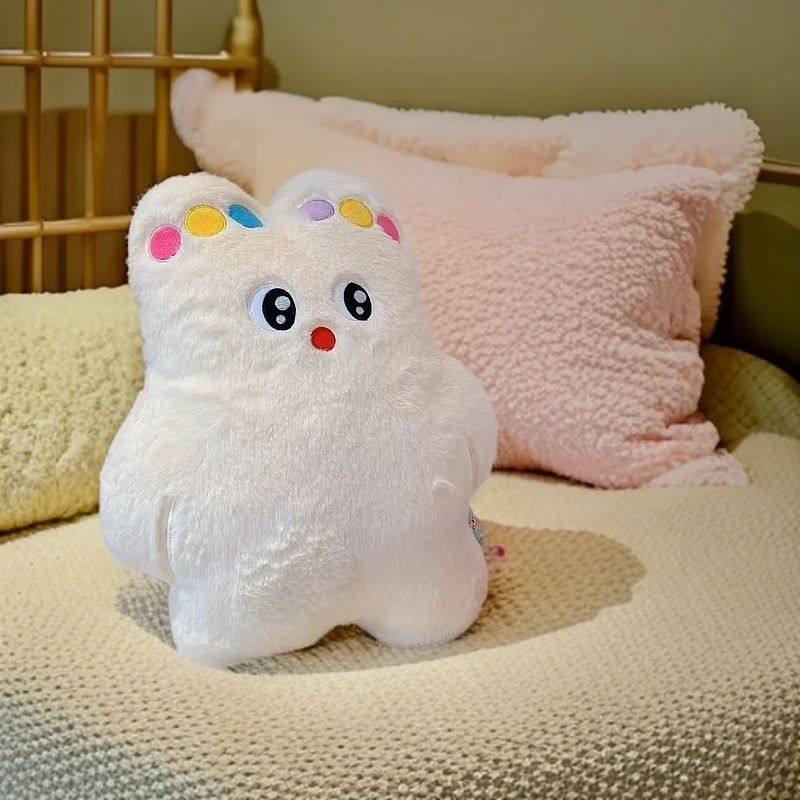 可爱白小猪少女心抱枕睡觉毛绒玩偶公仔学生床头卧室沙发靠垫车载