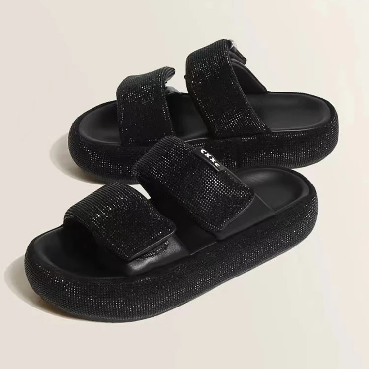 Elizabeth Dunn/伊丽莎白 邓恩厚底板鞋夏季外穿露趾凉拖鞋
