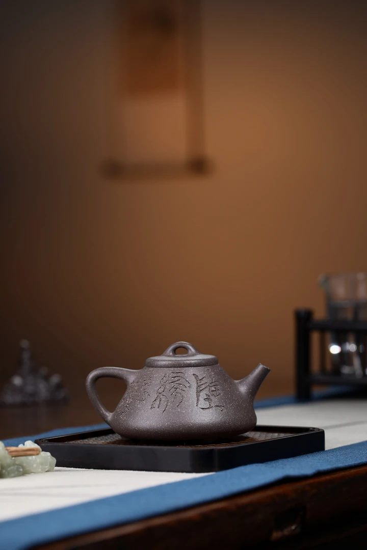 全手工原矿蟹壳青子牛盖冶石瓢青灰泥