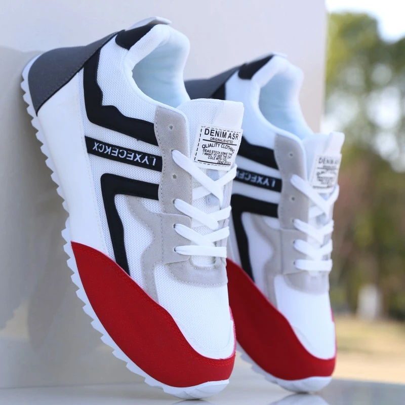 男鞋网面运动鞋男春夏款厚底增高老爹鞋子男士休闲跑步鞋百搭潮鞋