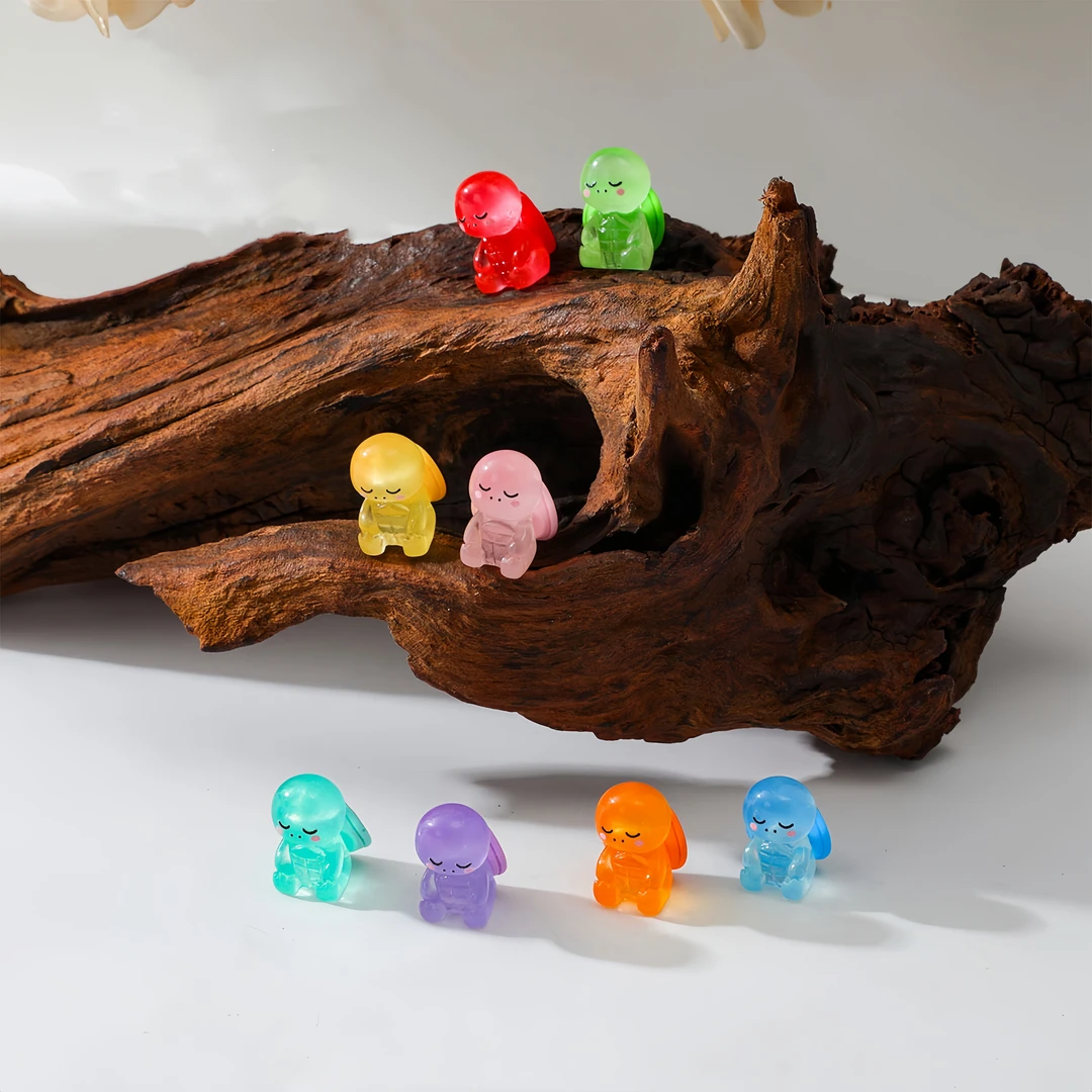 【直播拆八块腹肌大乌龟】【九宫格】4.5厘米diy创意摆件网红动物可爱