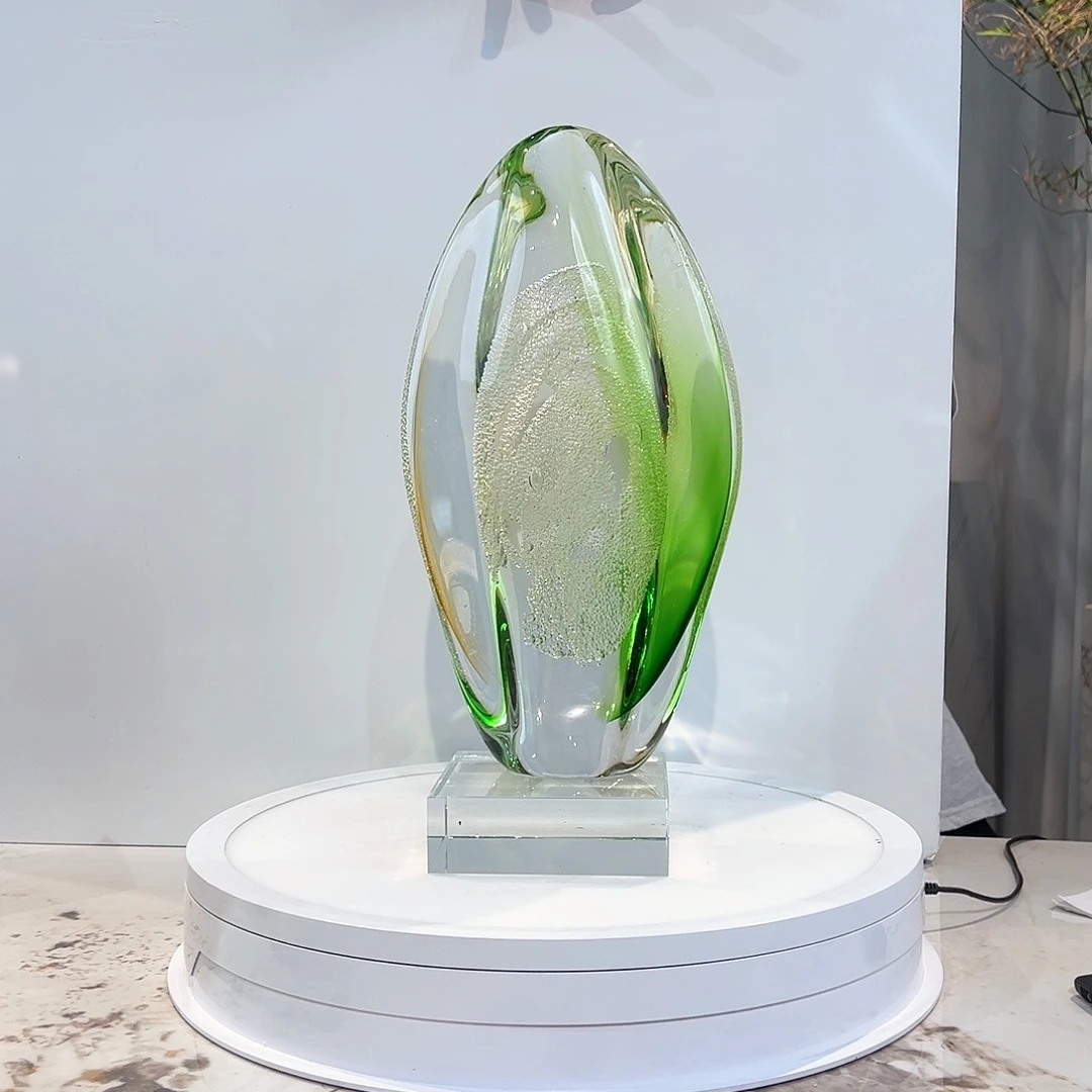 茶盏琉璃水晶摆件