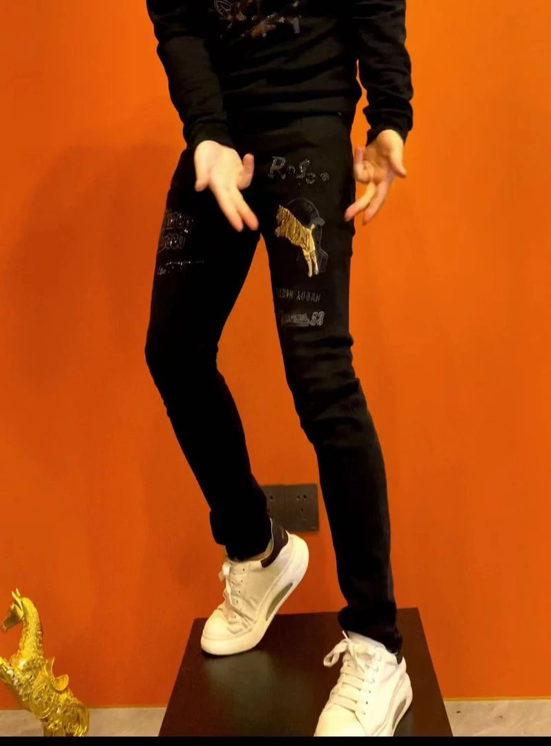 秋冬加厚新款男士牛仔裤Z911