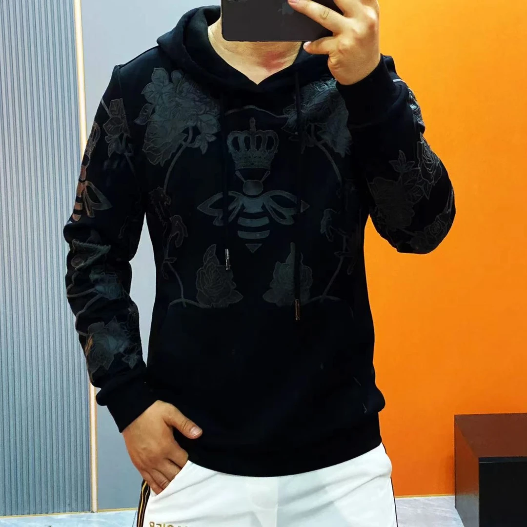 秋季新款男士连帽卫衣9M011