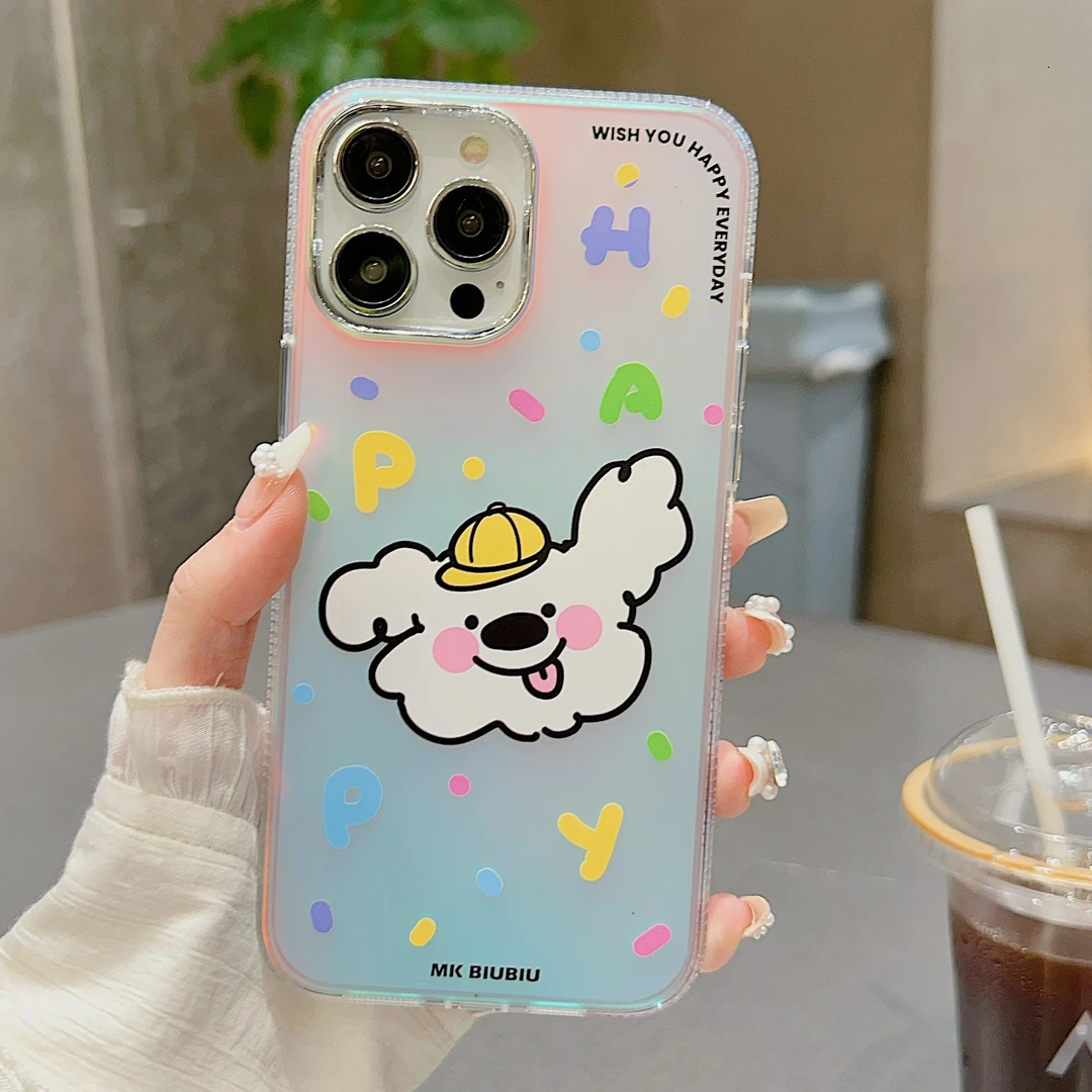 日韩ins可爱卡通iPhone14ProMax手机壳苹果14pro高级感12保护套
