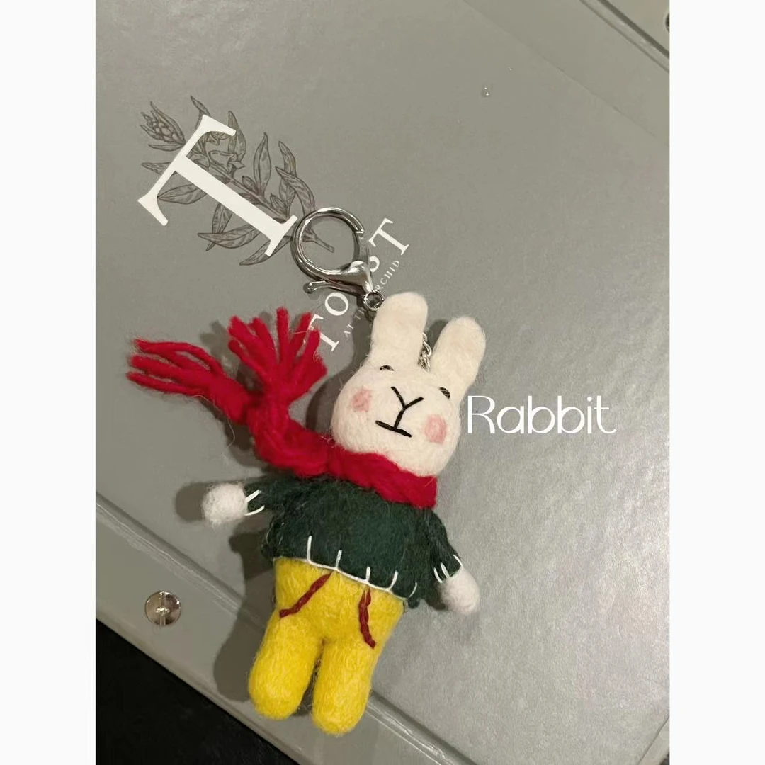 ins卡通挂绳圣诞便携diy手工时尚创意少女个性可爱彩色防丢