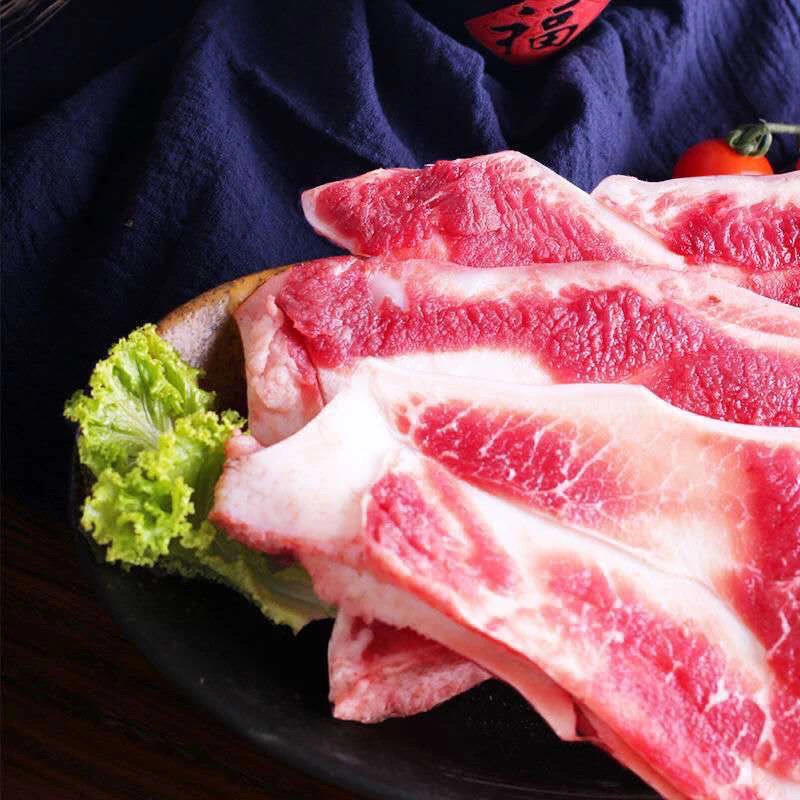 (月牙骨)农家散养黑猪肉 月牙骨4斤/单