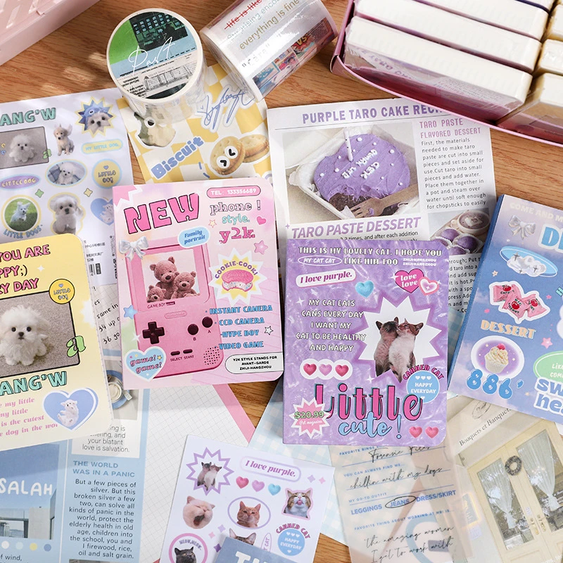 甜蜜复古迷你豆豆本