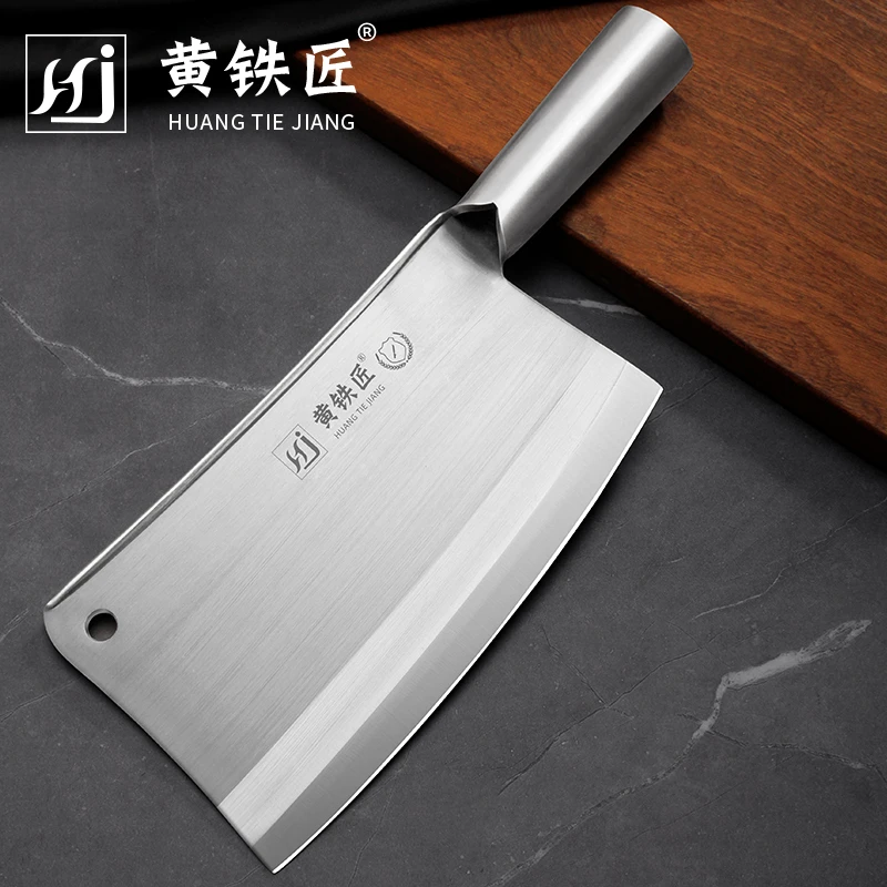 黄铁匠斩切刀锻打菜刀两用家用商用肉档砍鸡鸭鱼骨刀具越南砍骨刀