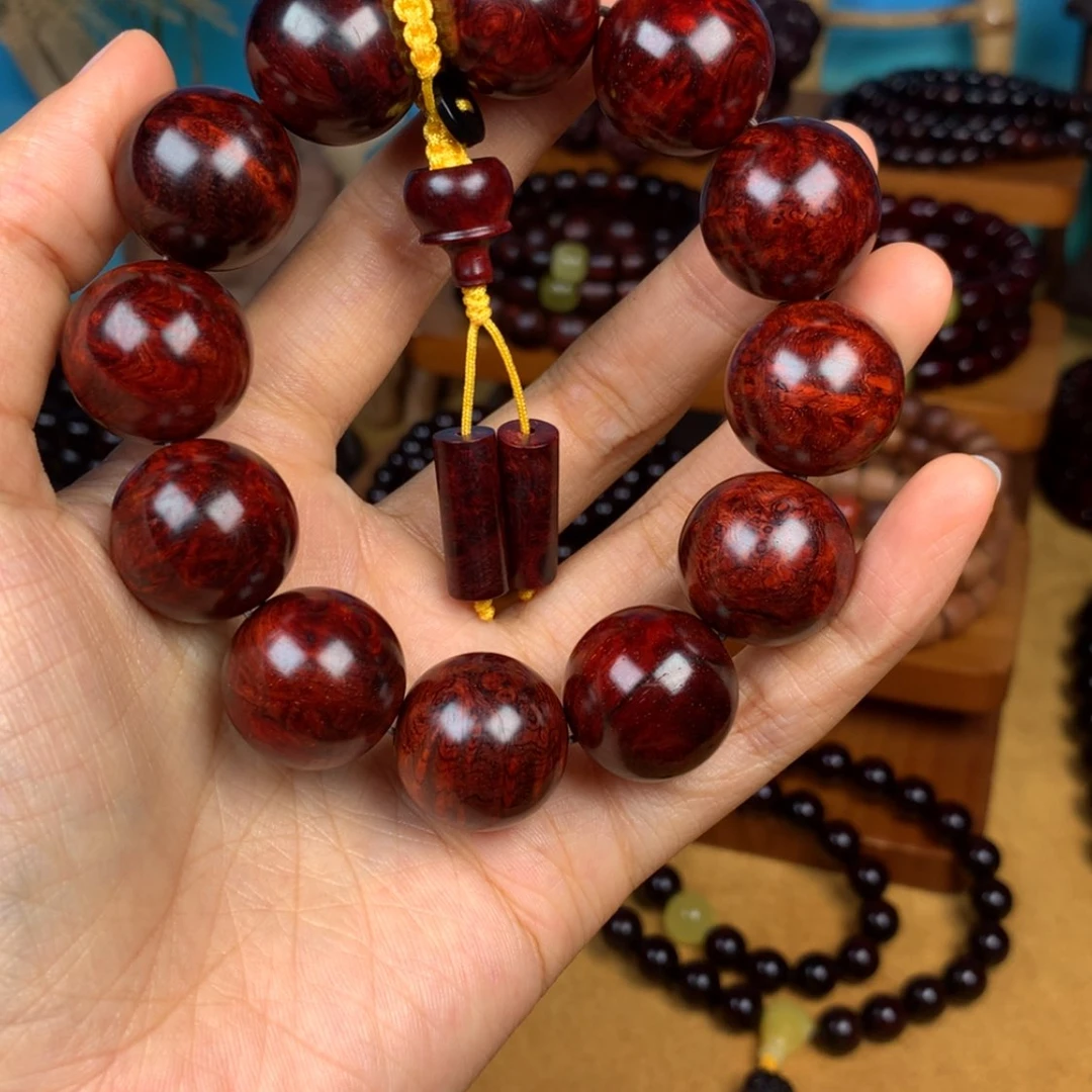 【闪购商品】小叶紫檀手串/手链肯**爷檀香紫檀
