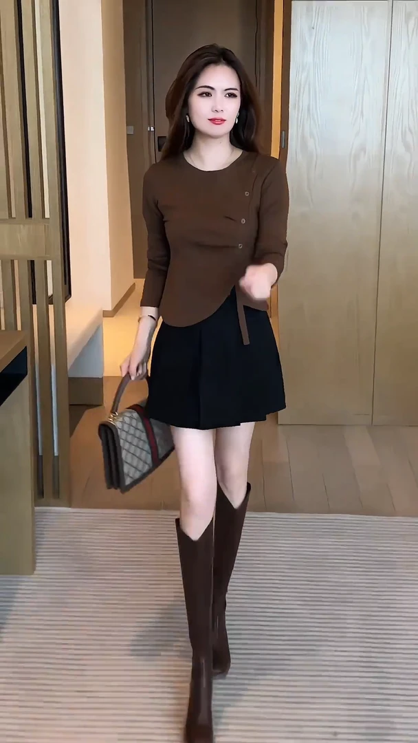 早秋季设计感小众洋气时尚气质小个子减龄打底上衣T恤