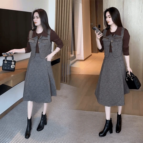 秋季新款套裙气质显瘦时尚洋气休闲时尚减龄套装辣妈