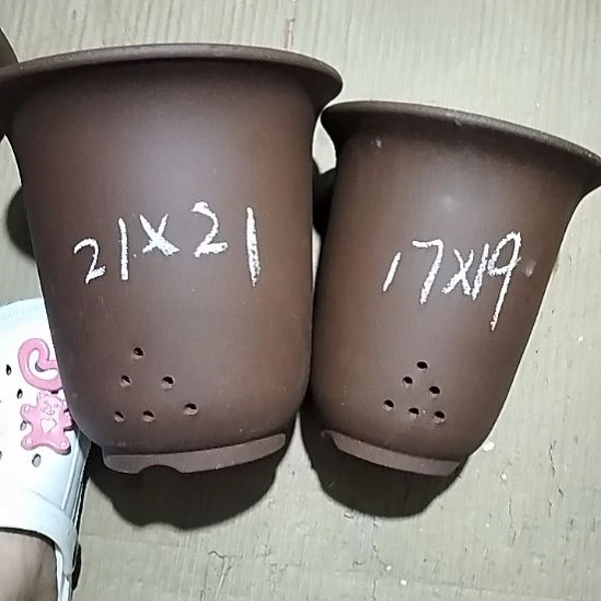 紫砂20CM(含)-50CM(不含)金钟套盆微瑕