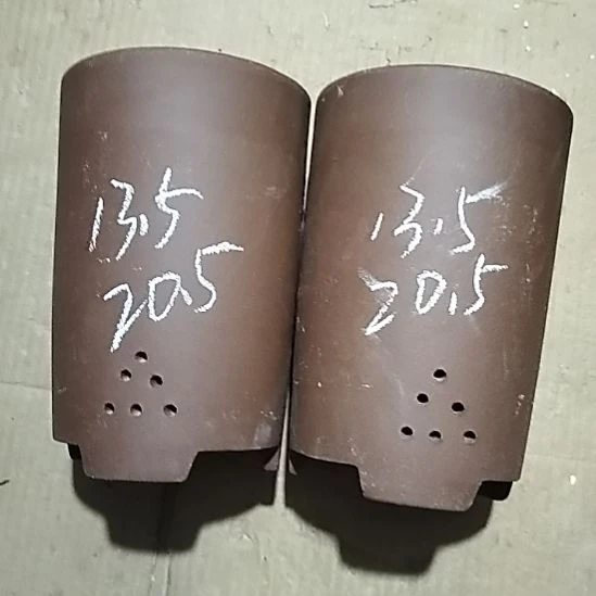 紫砂20CM（含）-50CM（不含）大笔筒两个微瑕