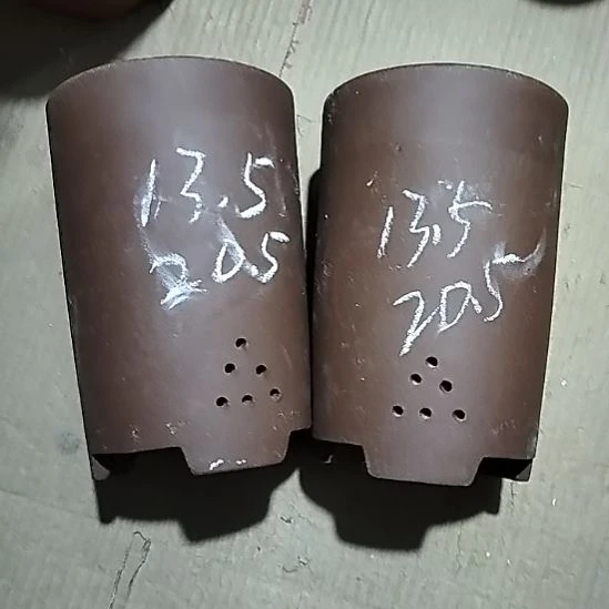 紫砂20CM（含）-50CM（不含）大笔筒两个微瑕