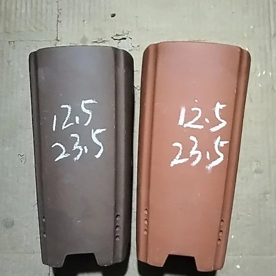 紫砂20CM(含)-50CM(不含)红泥紫泥四方签筒两个微瑕