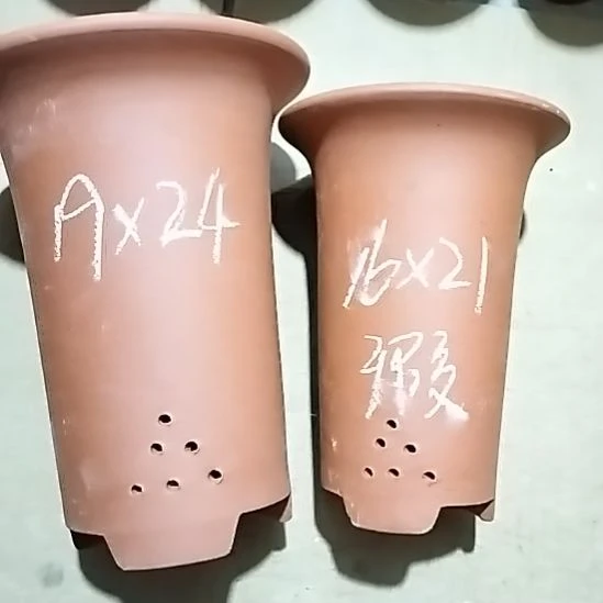 紫砂20CM（含）-50CM（不含）红泥兰花盆微瑕