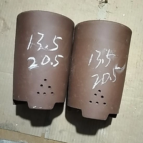 紫砂20CM（含）-50CM（不含）大笔筒两个微瑕