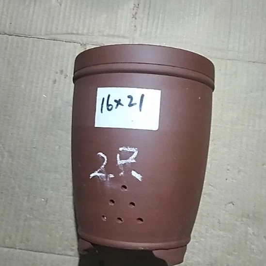 紫砂20CM（含）-50CM（不含）红泥三线两个微瑕
