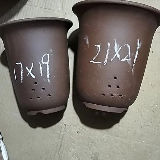紫砂20CM(含)-50CM(不含)金钟套盆微瑕