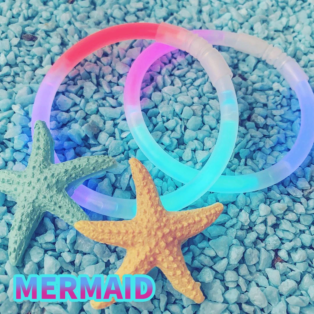 3色发光手环手镯多色荧光棒演唱会应援节日聚会派对户外野外露营